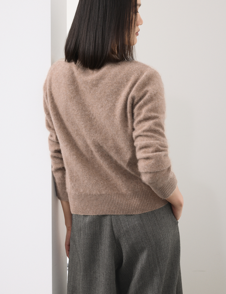 Wool Rich V-Neck Jumper with Cashmere