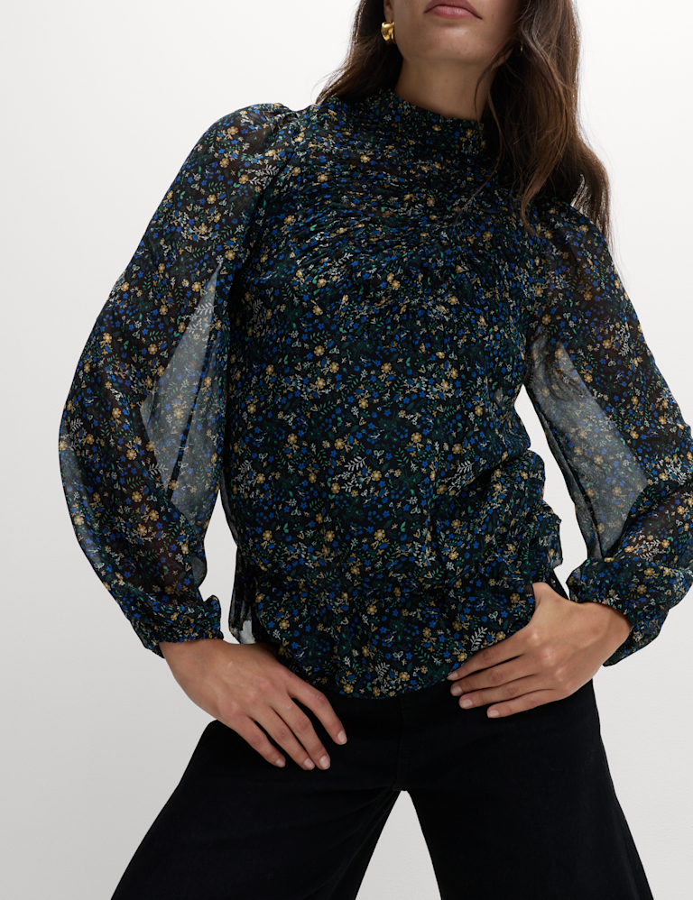 Floral Long Sleeve Blouse