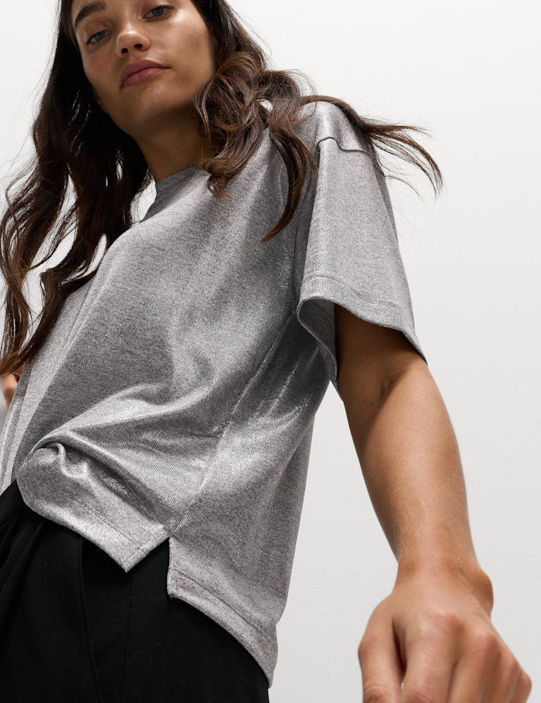 Metallic Shimmer T-Shirt