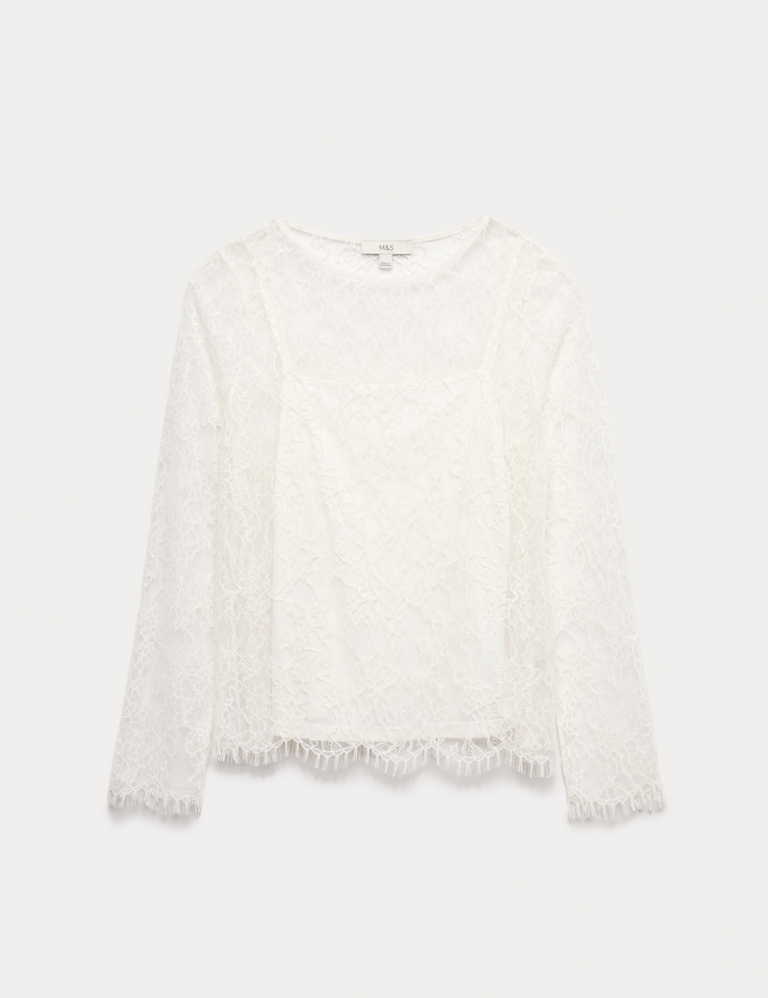 Lace Long Sleeve Top