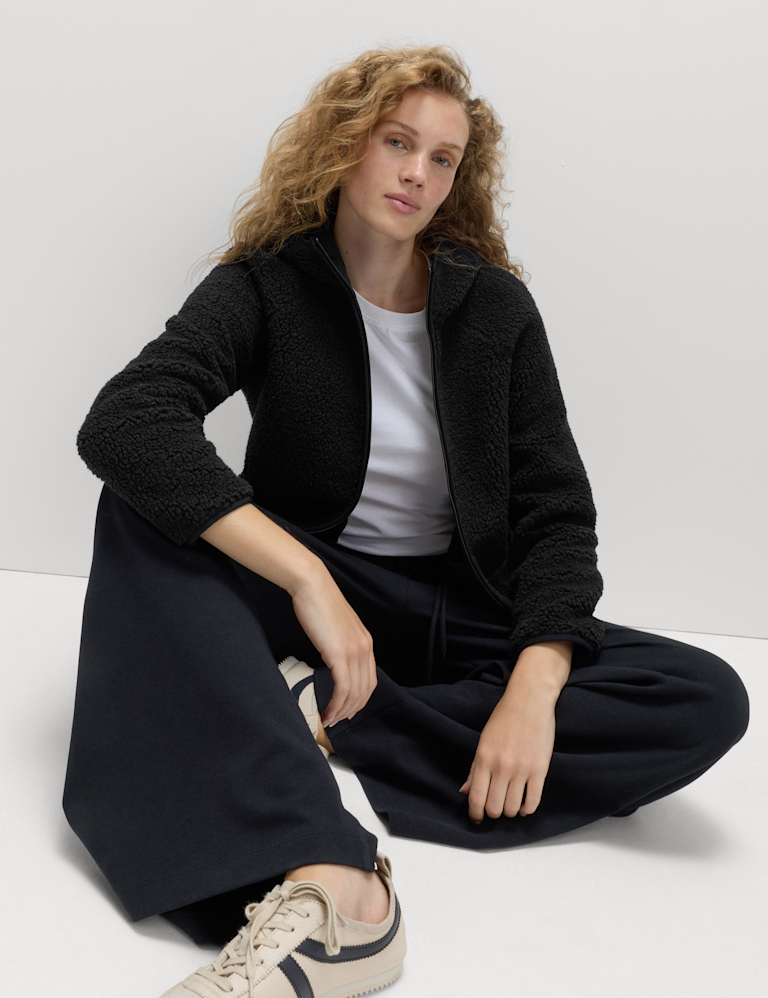 Borg Lightweight Hooded Jacket