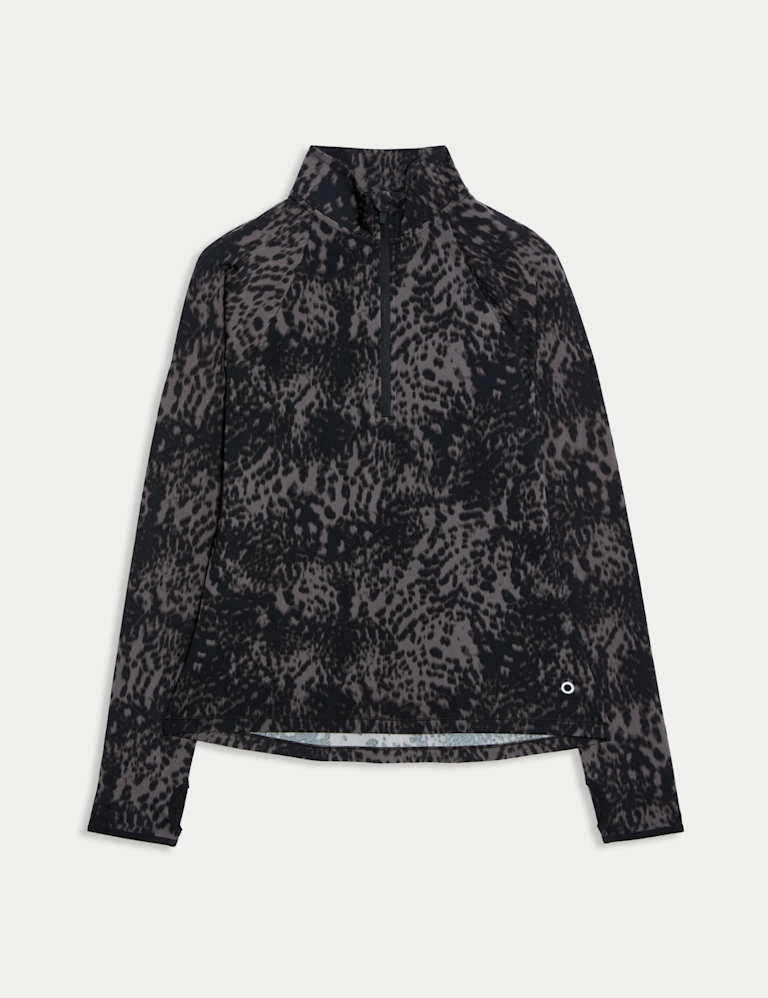 Ultraheat™ Printed Half Zip Running Top