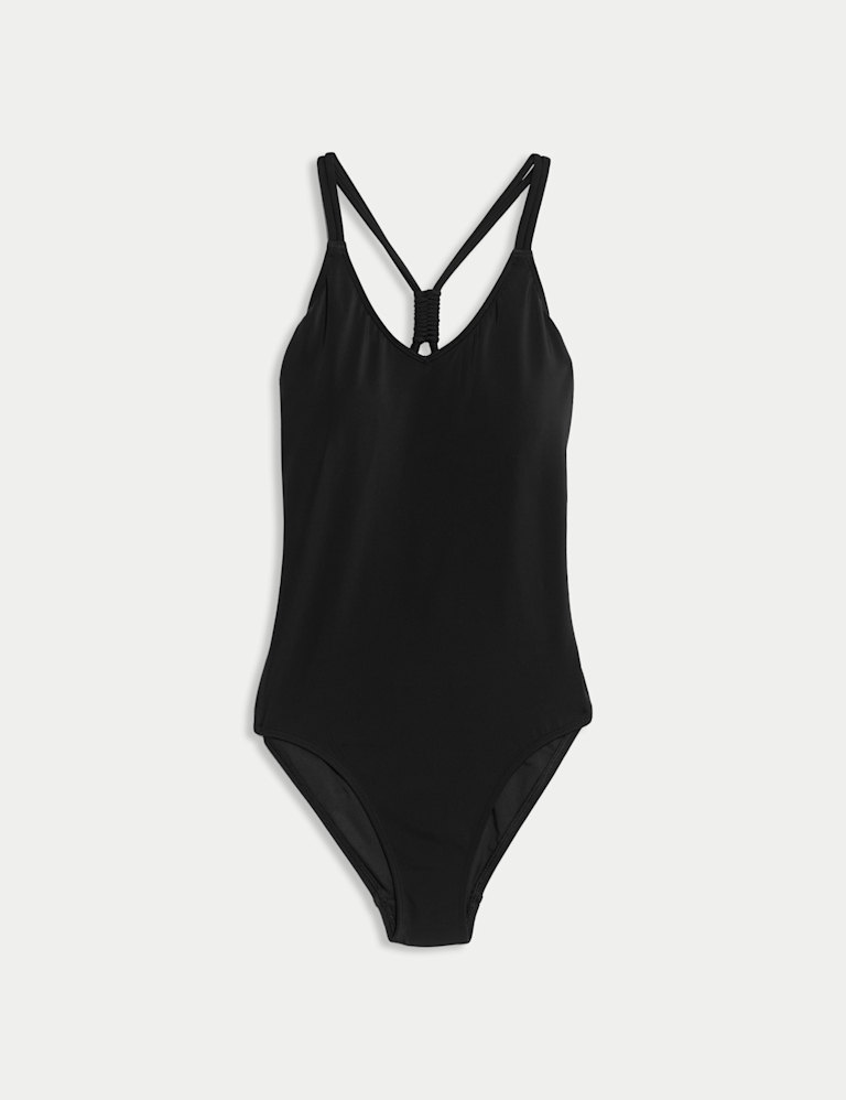 Back Detail Plunge Swimsuit