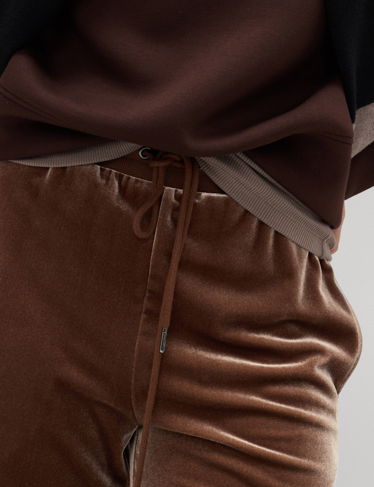 High Waisted Wide Leg Joggers