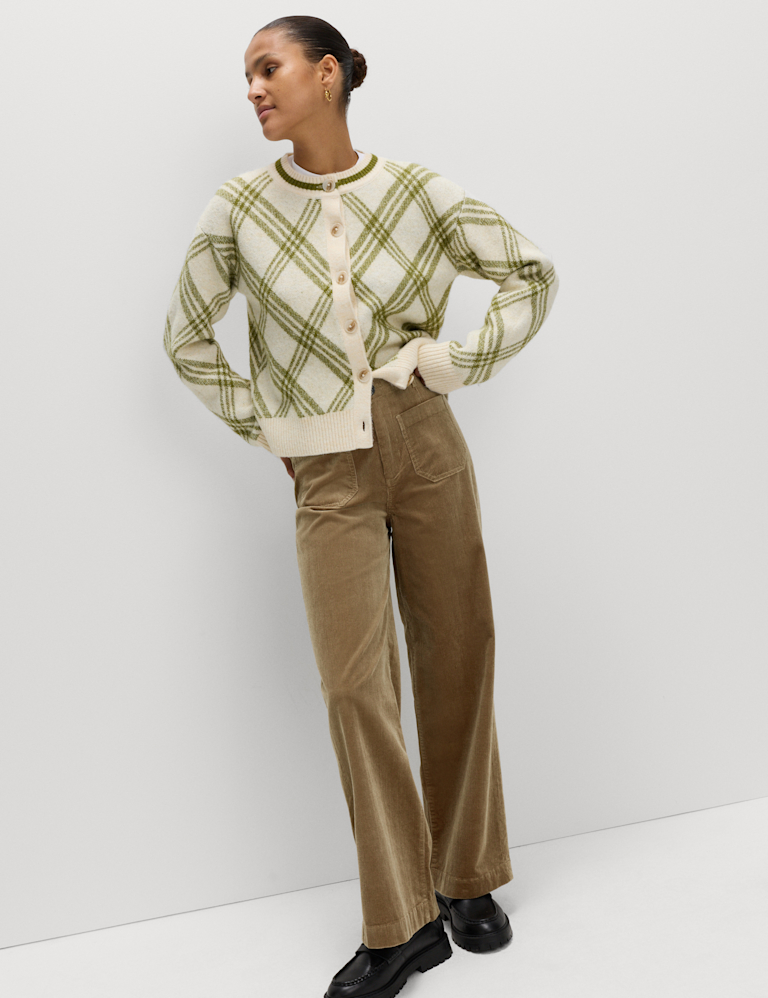 Cord Wide Leg Trousers