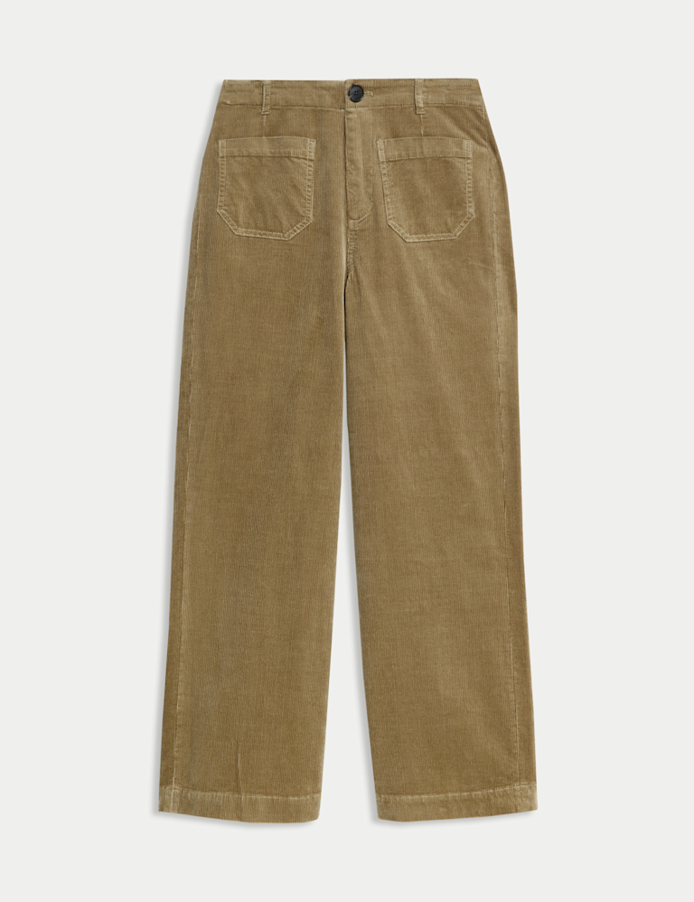 Cord Wide Leg Trousers