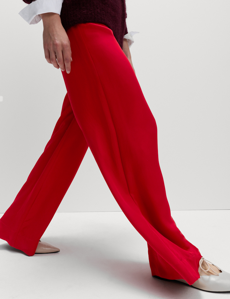 Wide Leg PalazzoTrousers