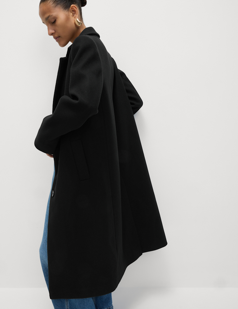 Single Breasted Longline Tailored Coat
