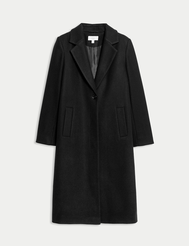 Single Breasted Longline Tailored Coat