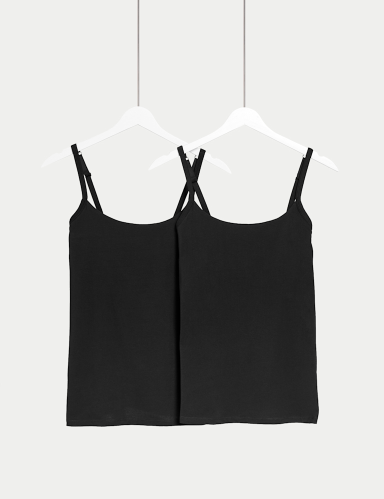 2pk Cotton Rich Secret Support™ Vests