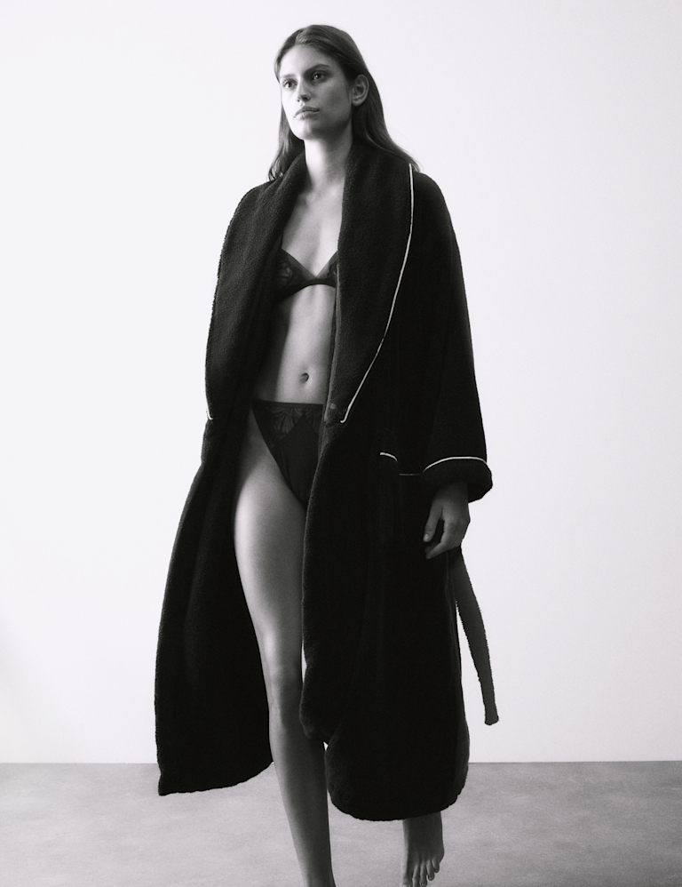 Pure Cotton Towelling Dressing Gown