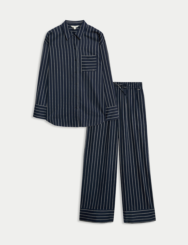 Pure Cotton Striped Pyjama Set