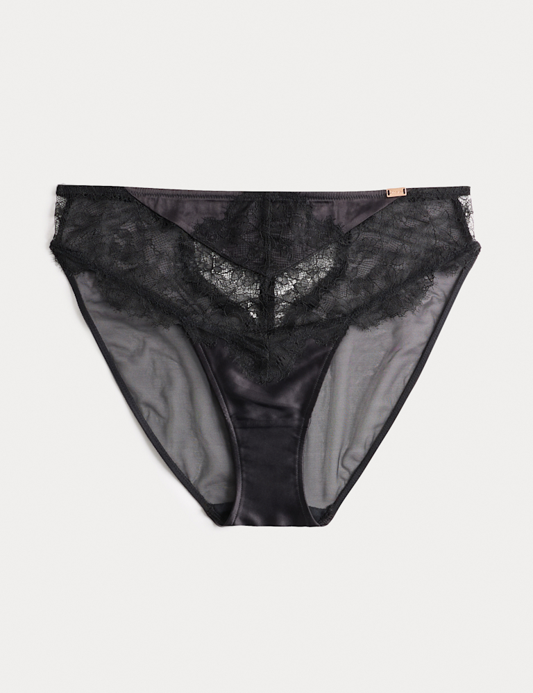 Forget Me Not Lace High Leg Knickers