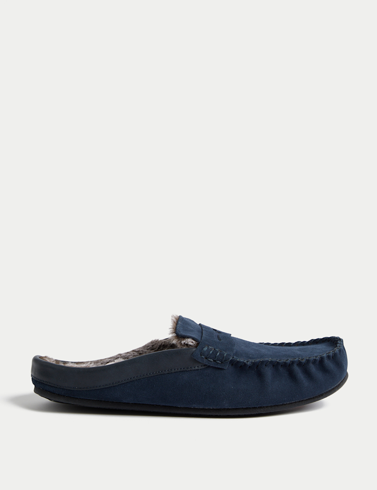 Suede Mule Moccasins Suede Mule Moccasins