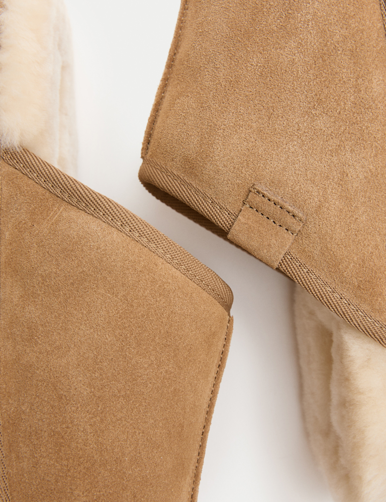 Suede Mule Slippers with Freshfeet™