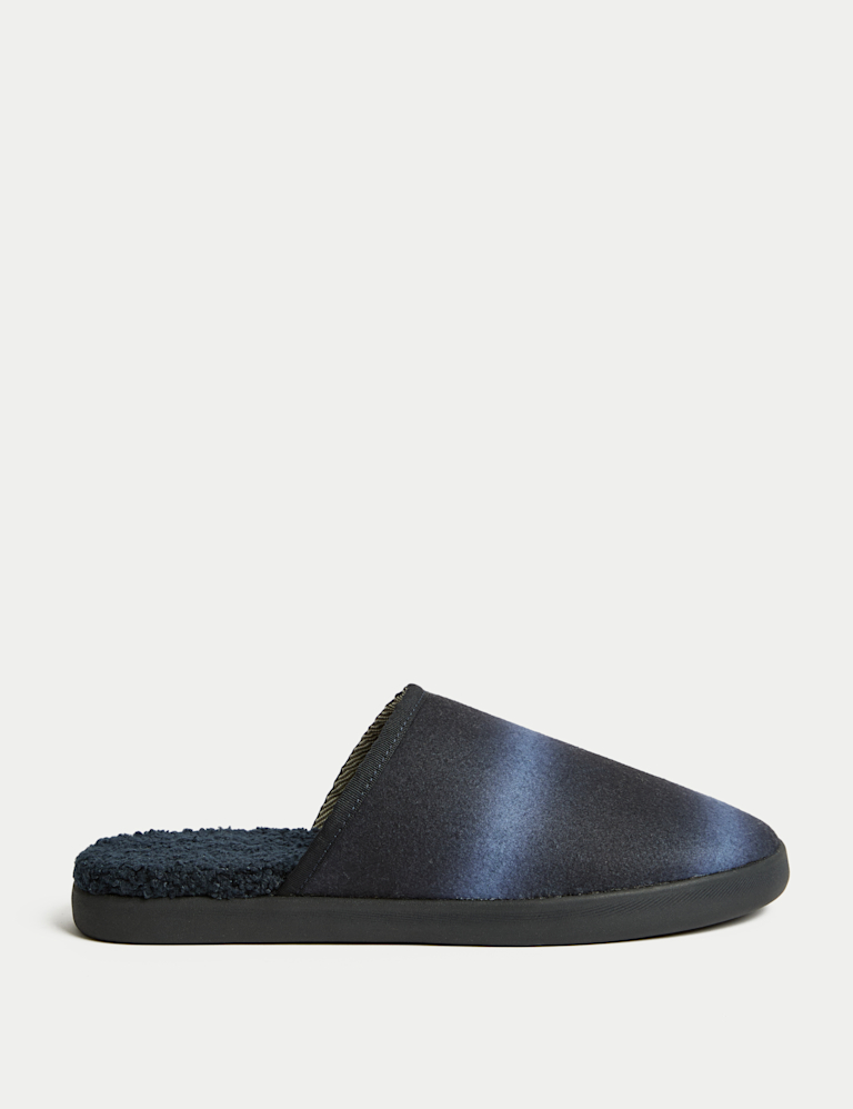Fleece Lined Mule Slippers with Freshfeet™