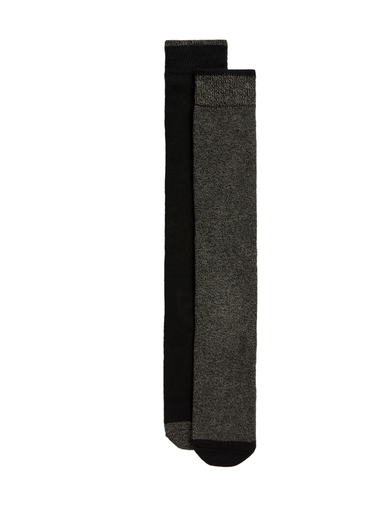 2pk Heatgen™ Maximum Warmth Longer Length Thermal Socks