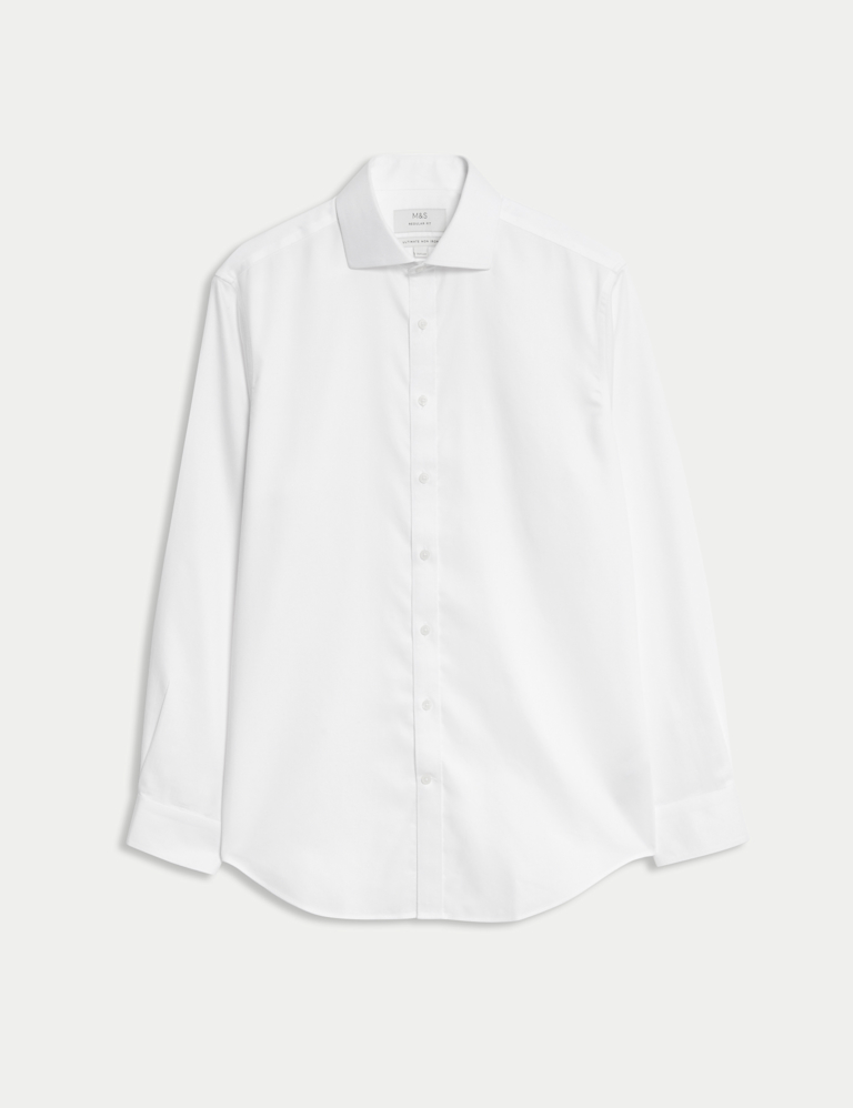 Ultimate Regular Fit Non Iron Cotton Textured Shirt