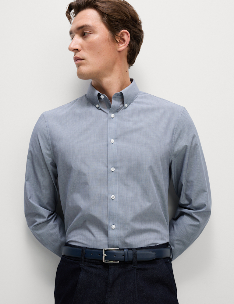 2pk Regular Fit Easy Iron Check Shirts