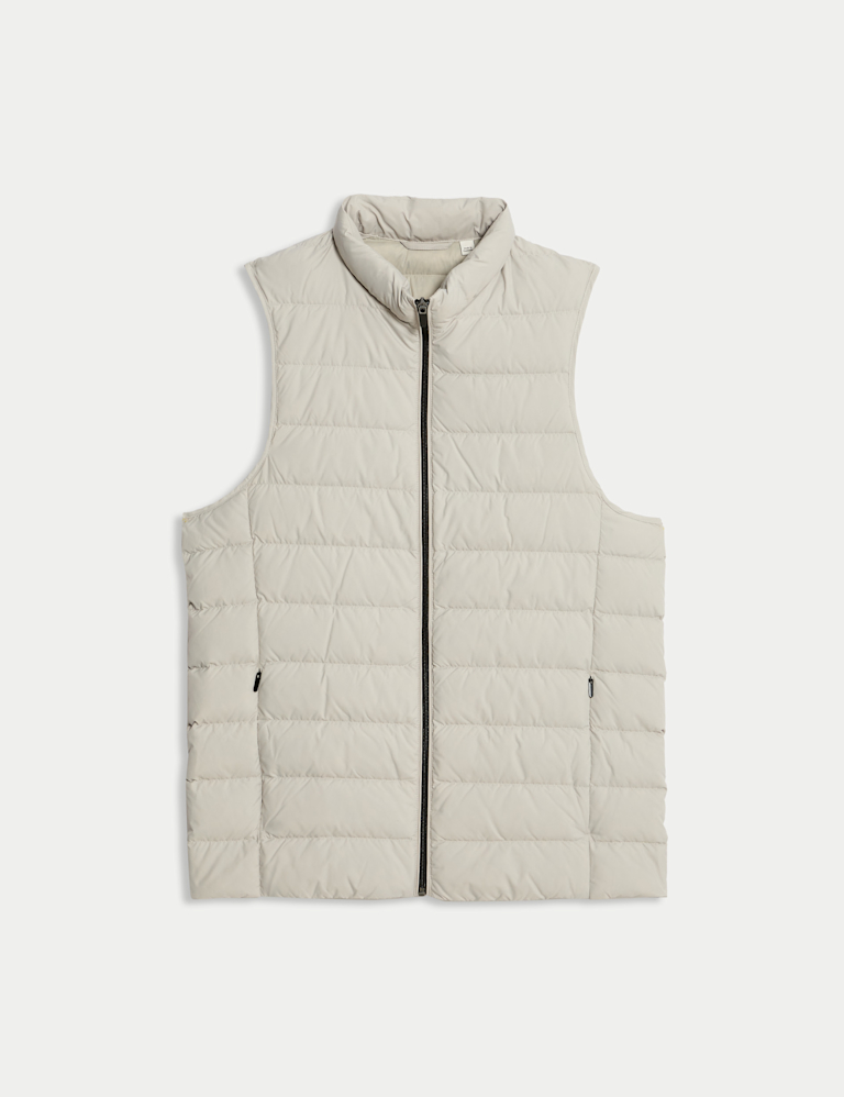 Feather and Down Padded Lightweight Gilet