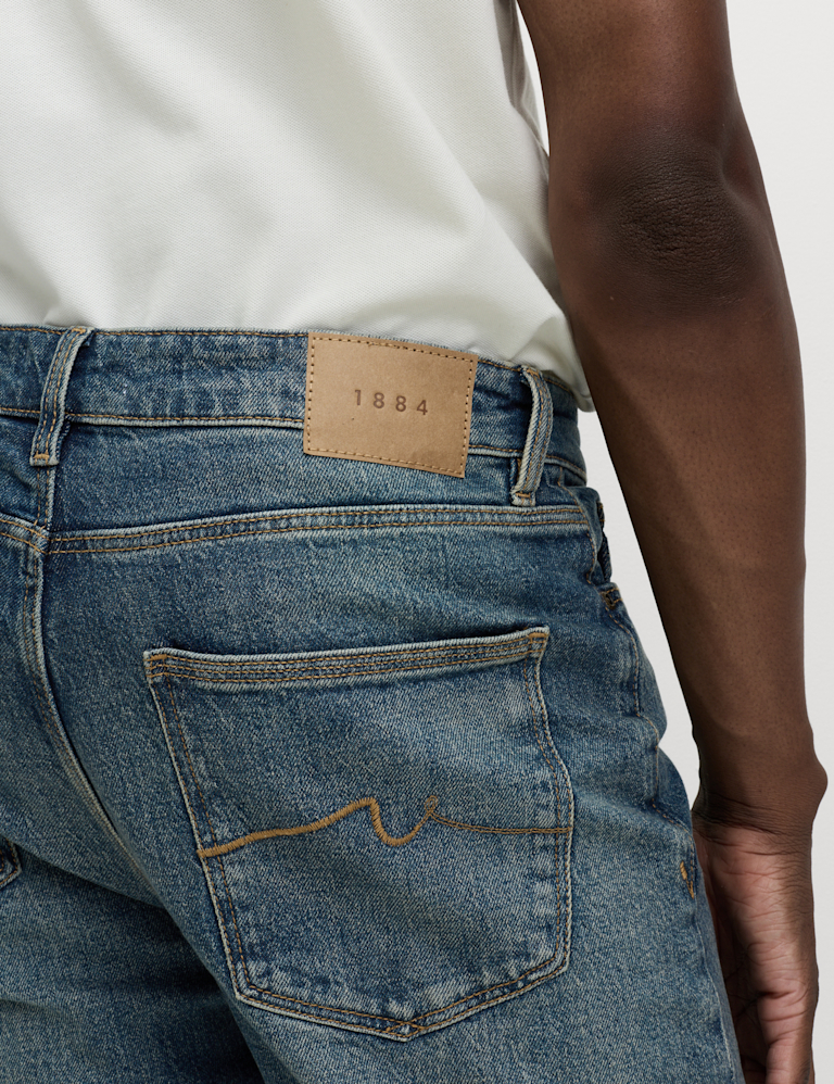 Authentic Straight Fit Stretch Jean