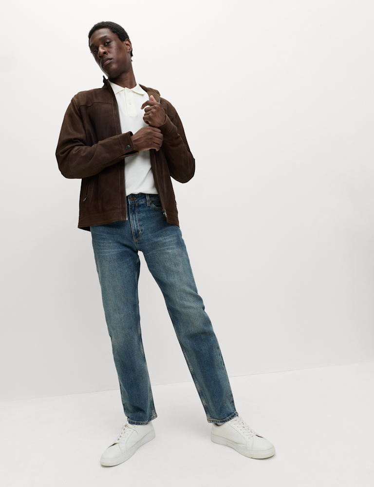 Authentic Straight Fit Stretch Jean