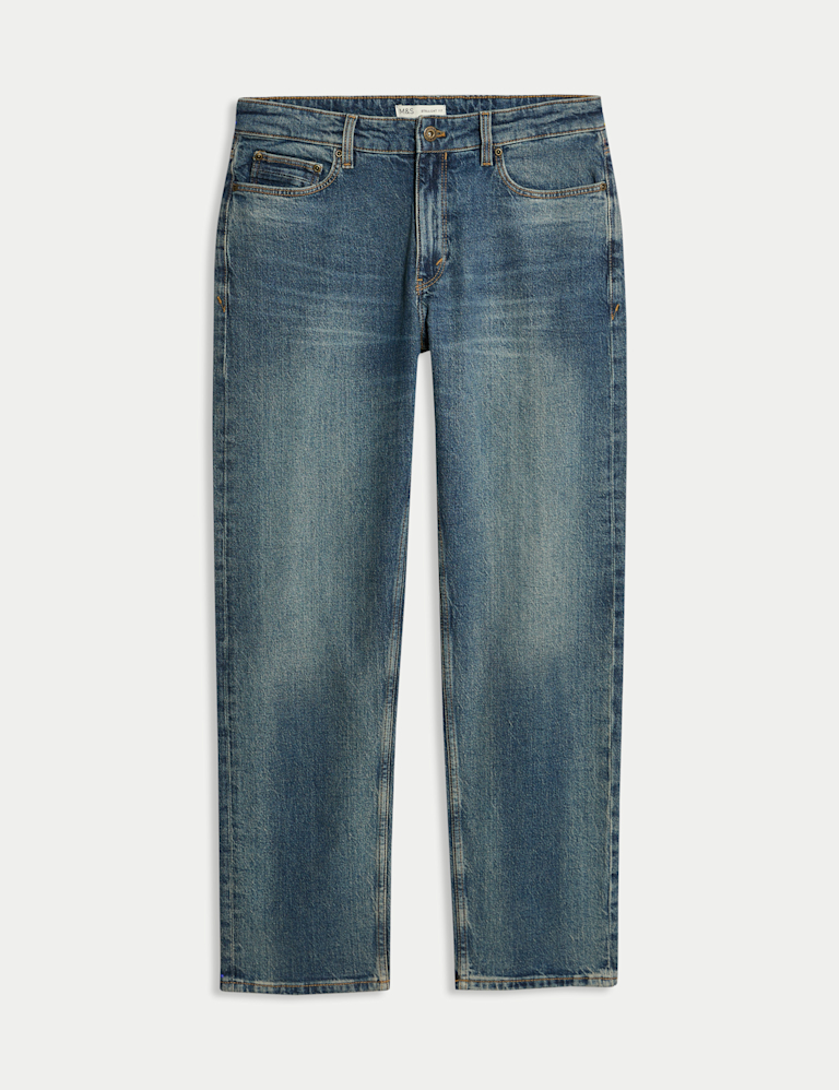 Authentic Straight Fit Stretch Jean
