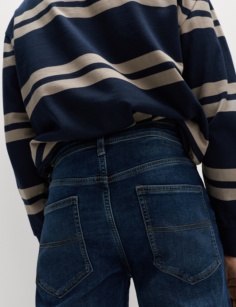 Straight Fit Comfort Stretch Jeans