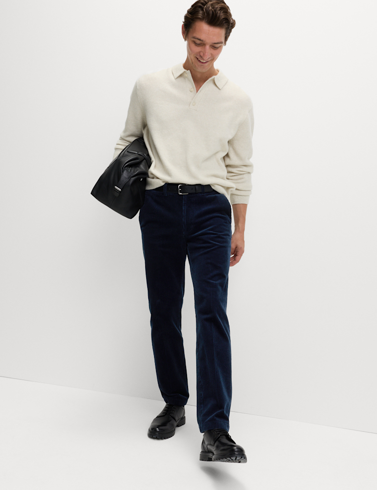 Regular Fit Luxury Cord Chino