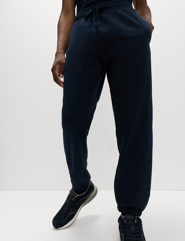 Elasticated Waist Cotton Rich Joggers