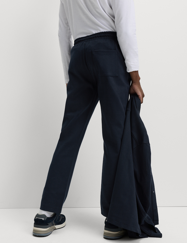 Cotton Rich Herringbone Jogger