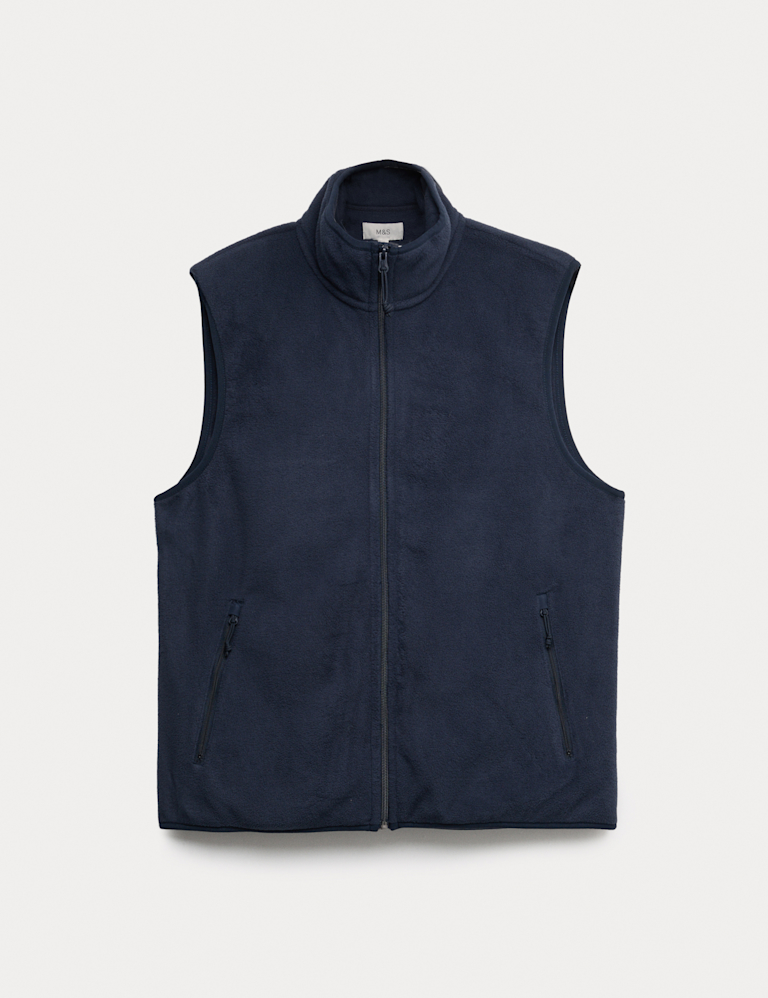 Micro Fleece Funnel Neck Gilet