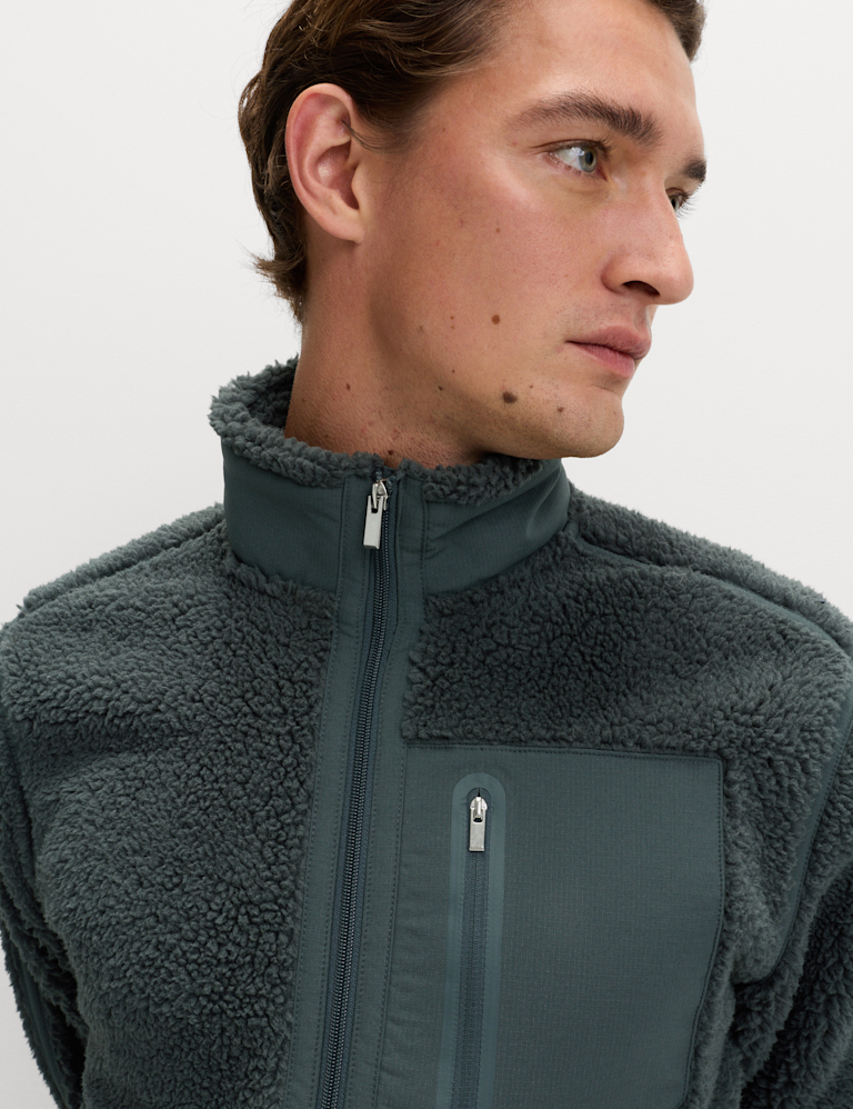 Windproof Zip Up Fleece Jacket