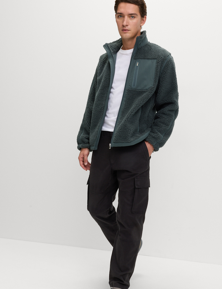 Windproof Zip Up Fleece Jacket