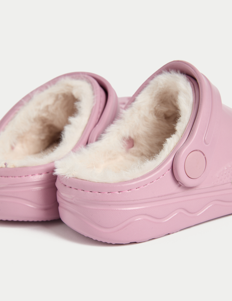 Kids’ Faux Fur Lined Clogs (4 Small – 7 Large)