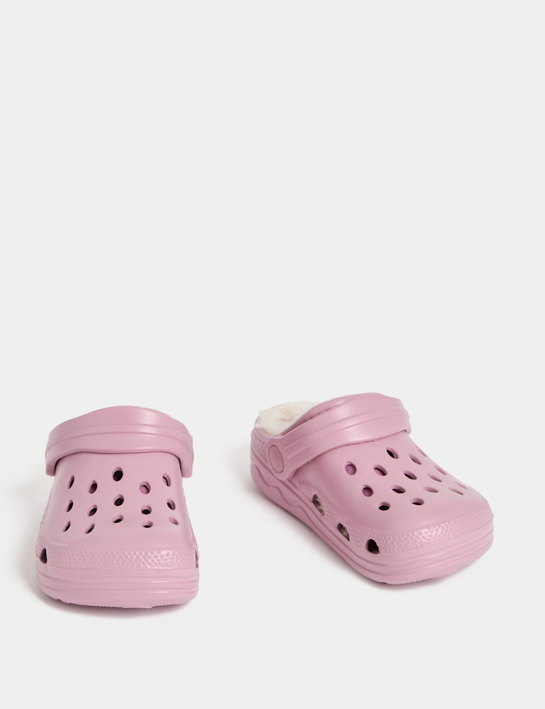 Kids’ Faux Fur Lined Clogs (4 Small – 7 Large)