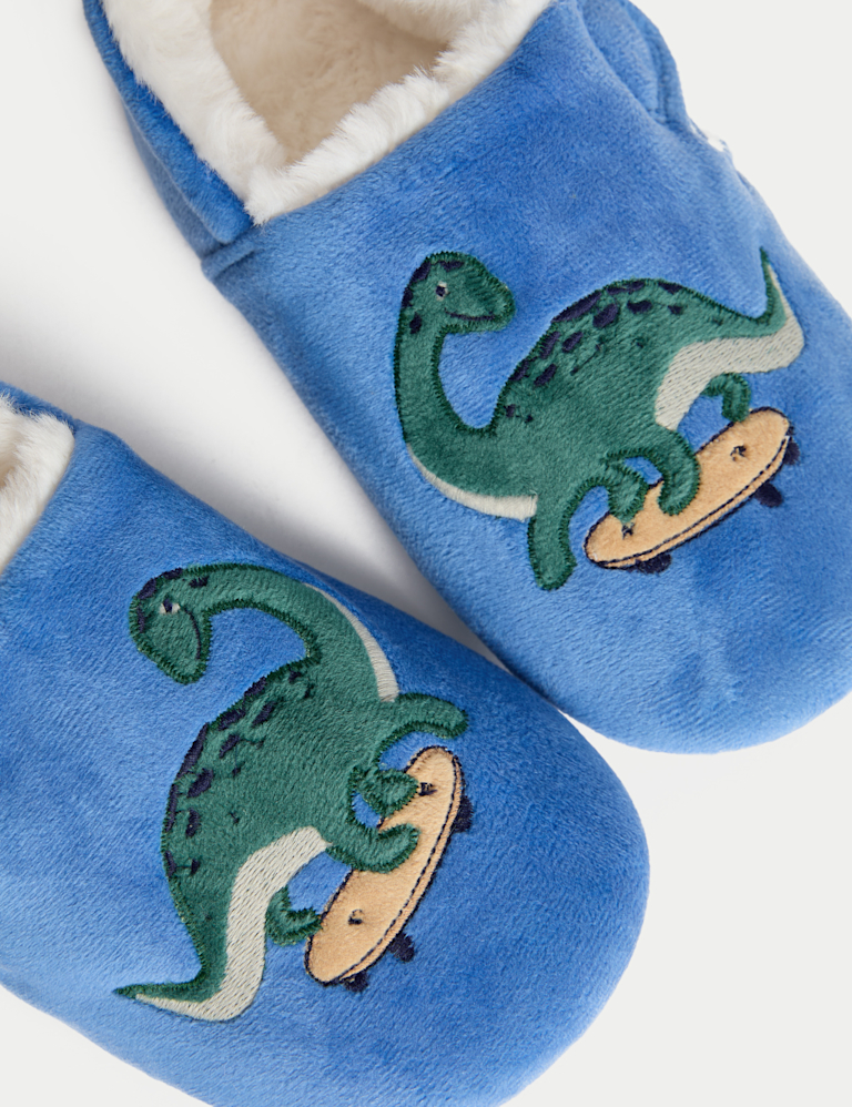 Dinosaur Riptape Slippers (4 Small – 13 Small)