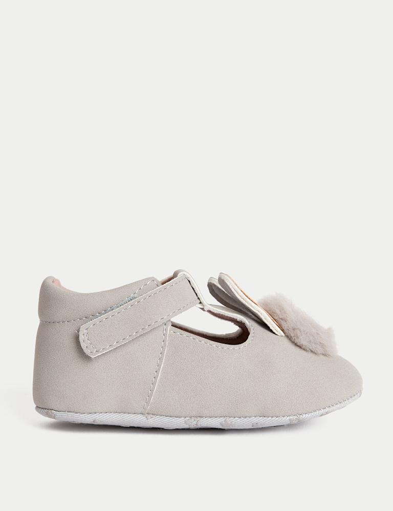 Baby Novelty Bunny Pram Shoe (0-18 Mths)