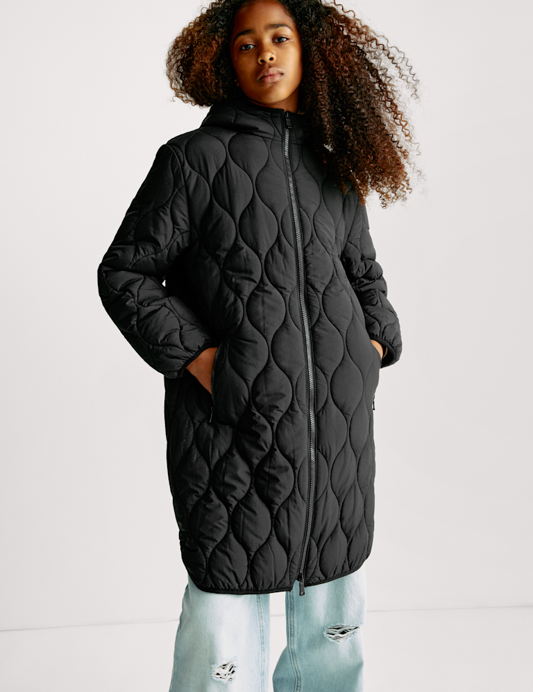 Lightweight Longline Padded Coat (6-16 Yrs)