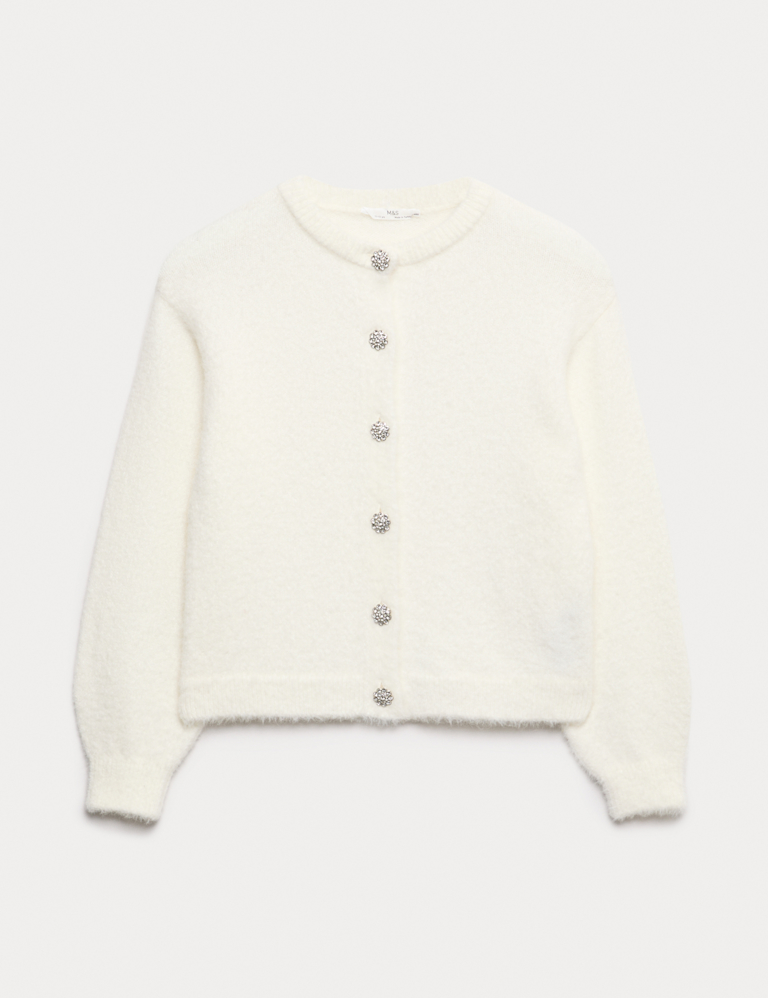 Plain Button Cardigan (6-16 Yrs)