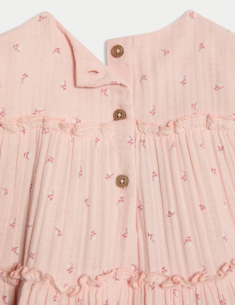 Cotton Rich Ditsy Floral Dress (0-6 Yrs)