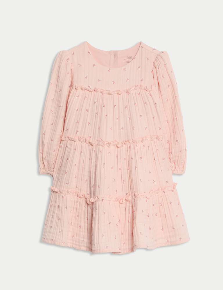 Cotton Rich Ditsy Floral Dress (0-6 Yrs)