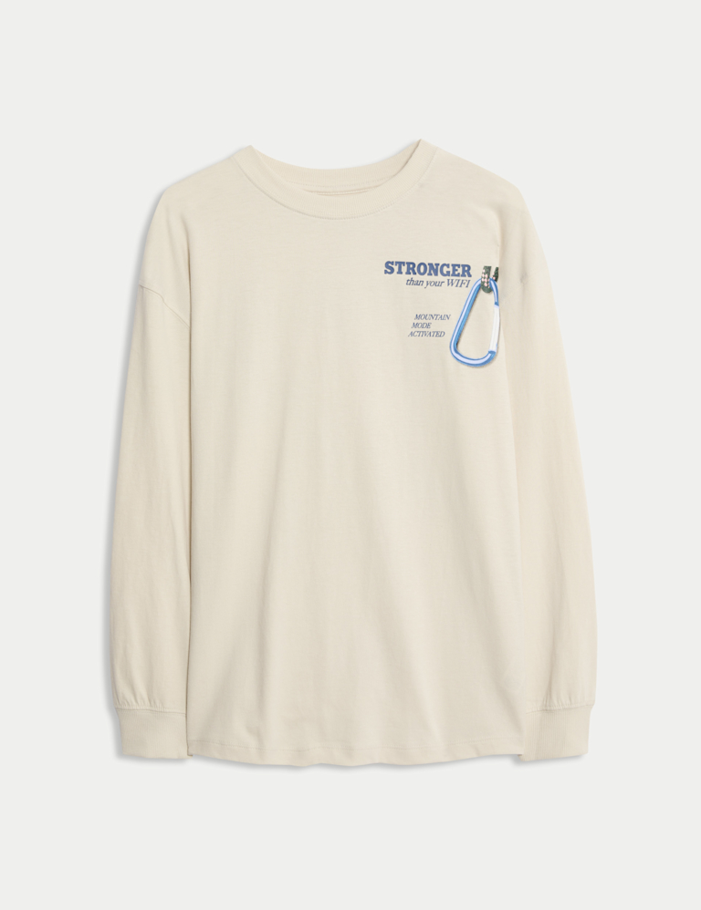 Pure Cotton Graphic Top (6-16 Yrs)