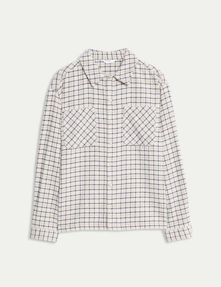 Pure Cotton Checked Shirt (6-16 Yrs)