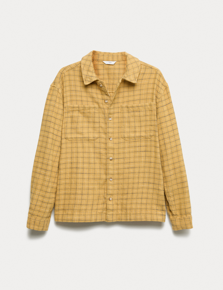 Pure Cotton Checked Shirt (6-16 Yrs)