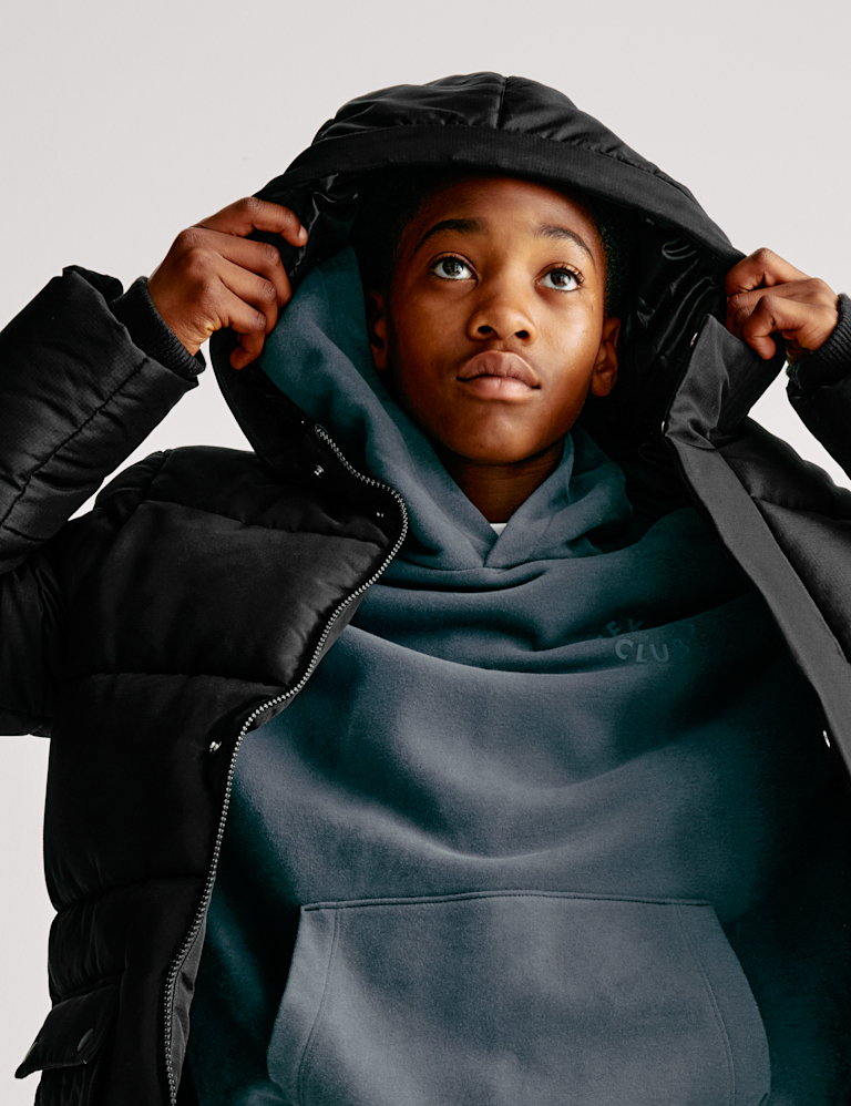 Longline Padded Coat (6-16 Yrs)