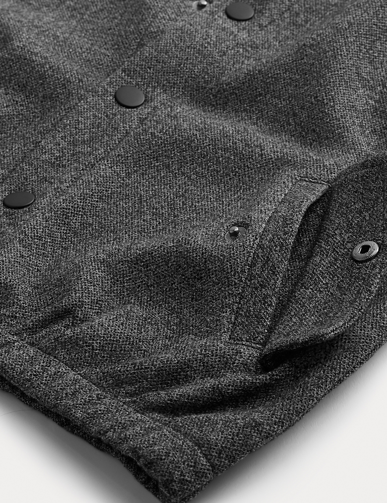 Cotton Blend Jersey Bomber Jacket (2-8 Yrs)