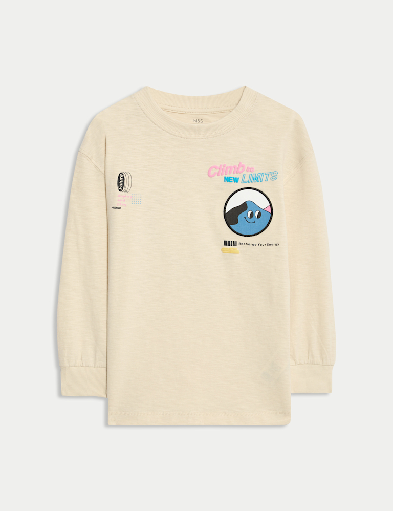 Pure Cotton Graphic Top (2-8 Yrs) Pure Cotton Graphic Top (2-8 Yrs)