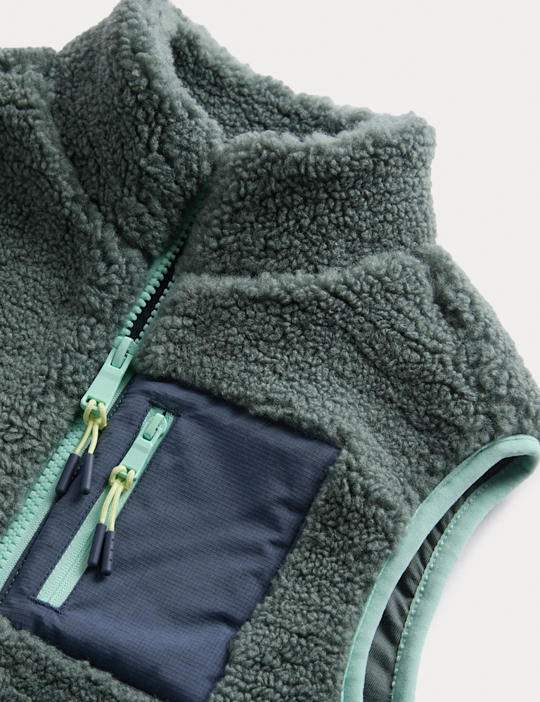 Borg Pocket Gilet (2-8 Yrs)