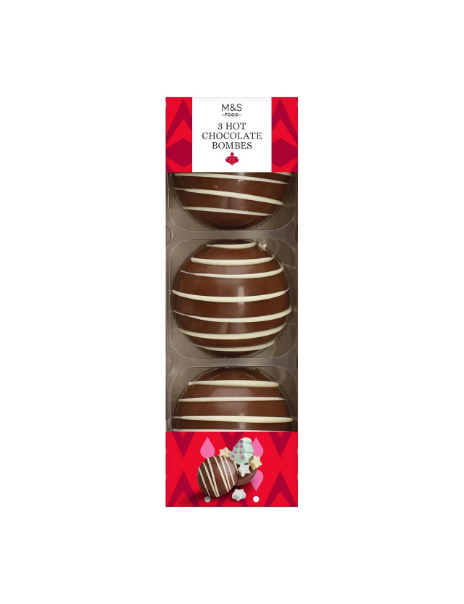 3 Hot Chocolate Bombes